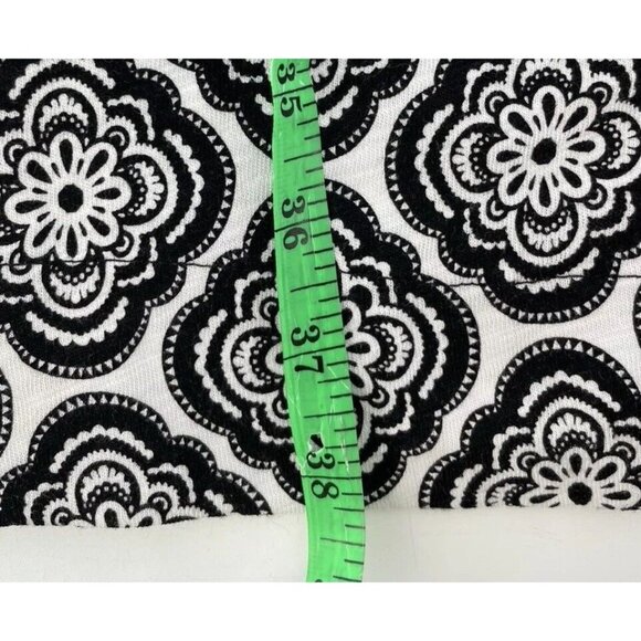 NWT Boden Women’s Sleeveless Jersey Cotton Black White Shift V-Back Dress Sz 8L - Picture 5 of 11